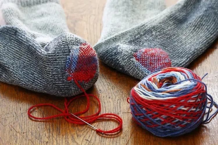 Gestopfte Socken