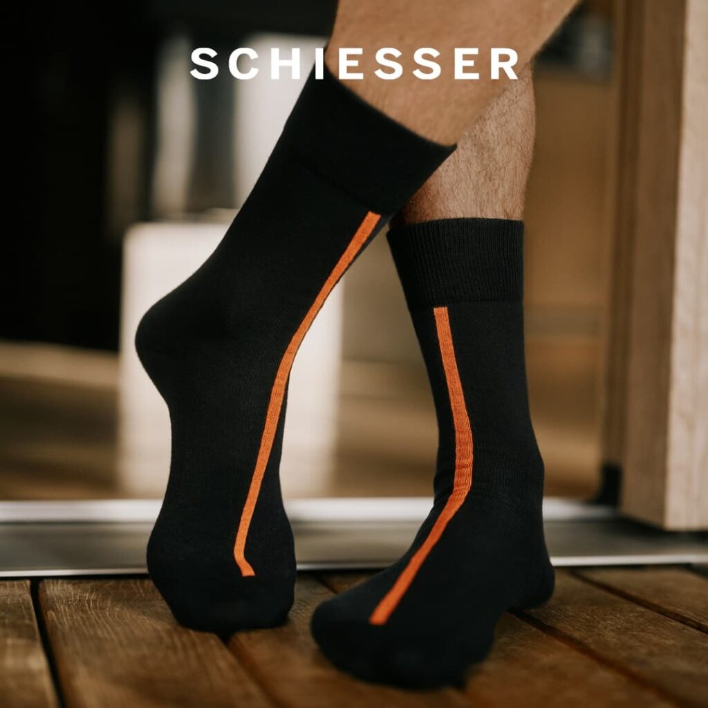 Schwarze Socken von SCHIESSER