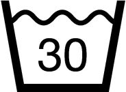 Wäschesymbol 30 Grad